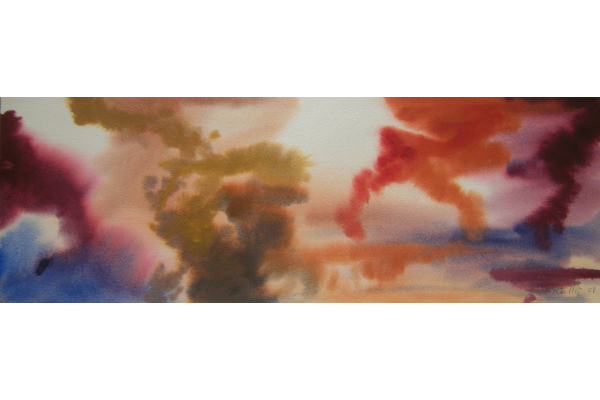 Voyage 1, gouache sur papier Fabriano Artistico, 22x7p.